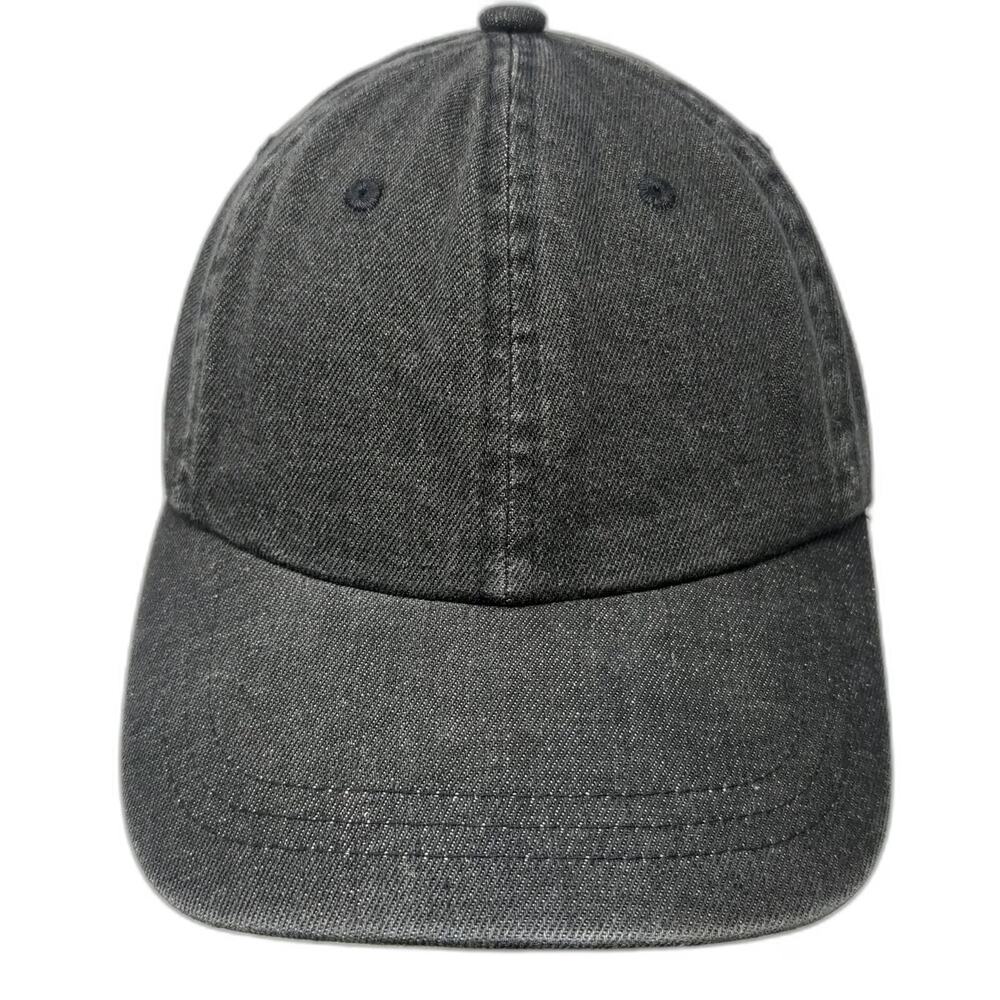 Universal Thread Gray Baseball Cap One Size Slideback Denim Blank Solid Hat